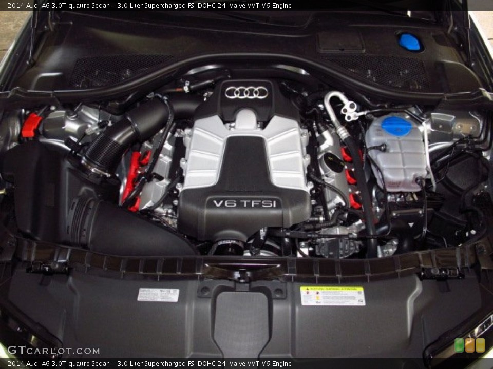 3.0 Liter Supercharged FSI DOHC 24-Valve VVT V6 Engine for the 2014 Audi A6 #84360673