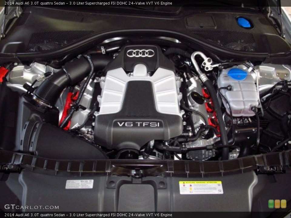 3.0 Liter Supercharged FSI DOHC 24-Valve VVT V6 Engine for the 2014 Audi A6 #84362802