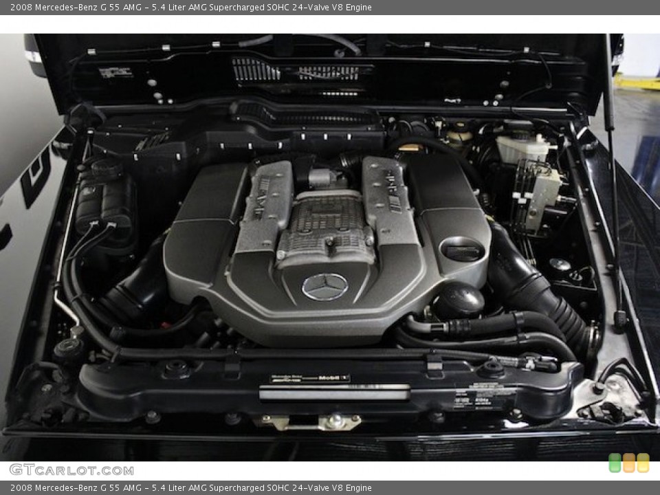 5.4 Liter AMG Supercharged SOHC 24-Valve V8 2008 Mercedes-Benz G Engine