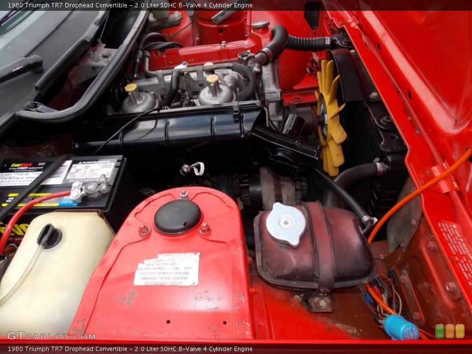 2.0 Liter SOHC 8-Valve 4 Cylinder Engine for the 1980 Triumph TR7 #84384783