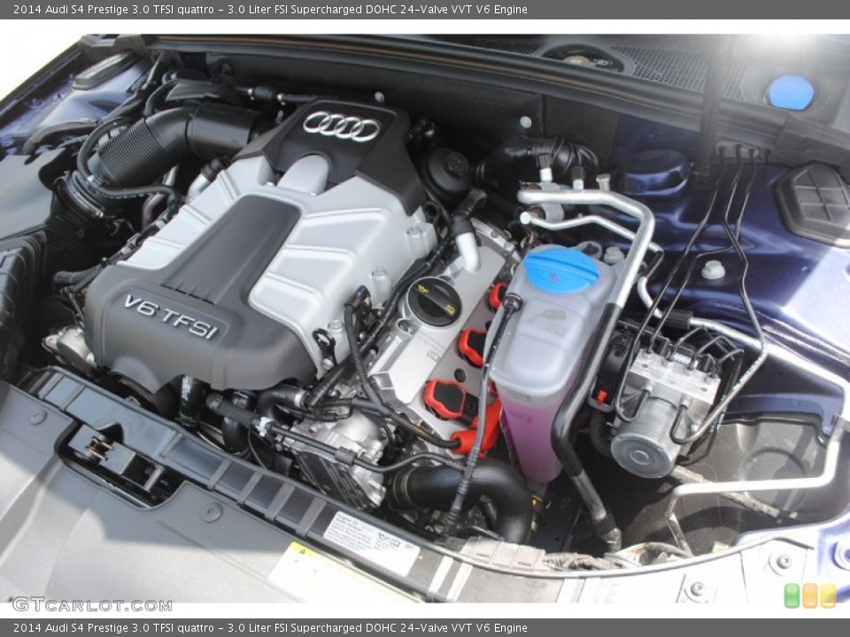 3.0 Liter FSI Supercharged DOHC 24-Valve VVT V6 Engine for the 2014 Audi S4 #84387411