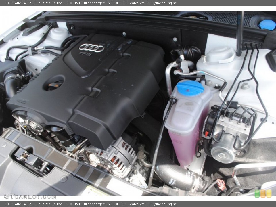 2.0 Liter Turbocharged FSI DOHC 16-Valve VVT 4 Cylinder Engine for the 2014 Audi A5 #84392370