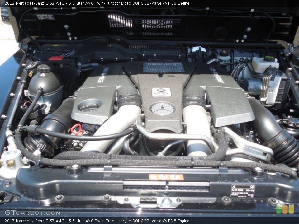 5.5 Liter AMG Twin-Turbocharged DOHC 32-Valve VVT V8 Engine for the 2013 Mercedes-Benz G #84396926