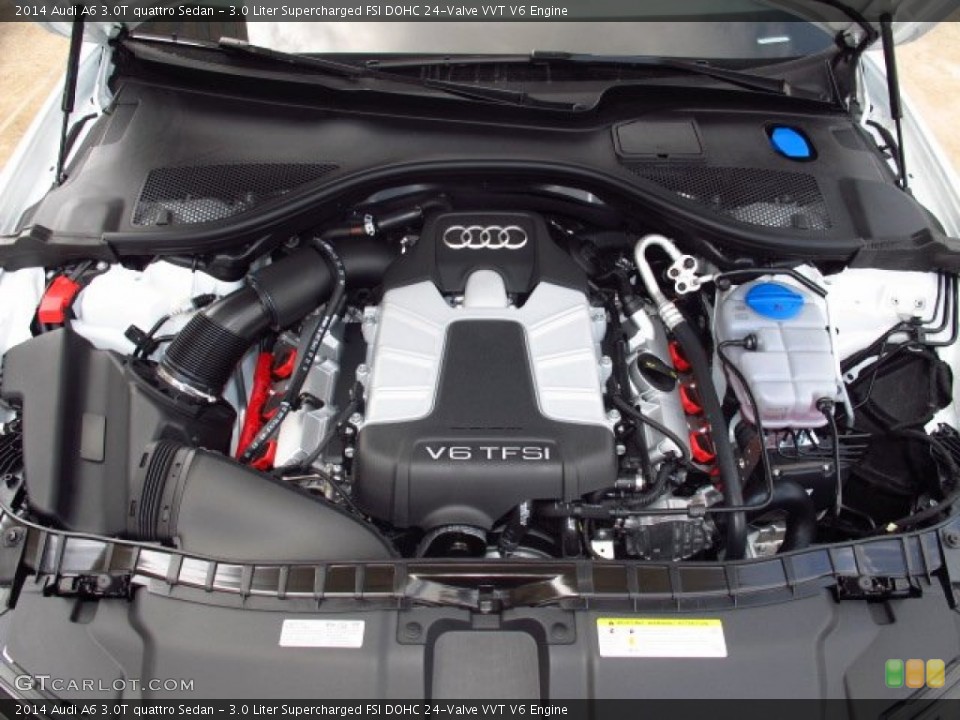 3.0 Liter Supercharged FSI DOHC 24-Valve VVT V6 Engine for the 2014 Audi A6 #84398094