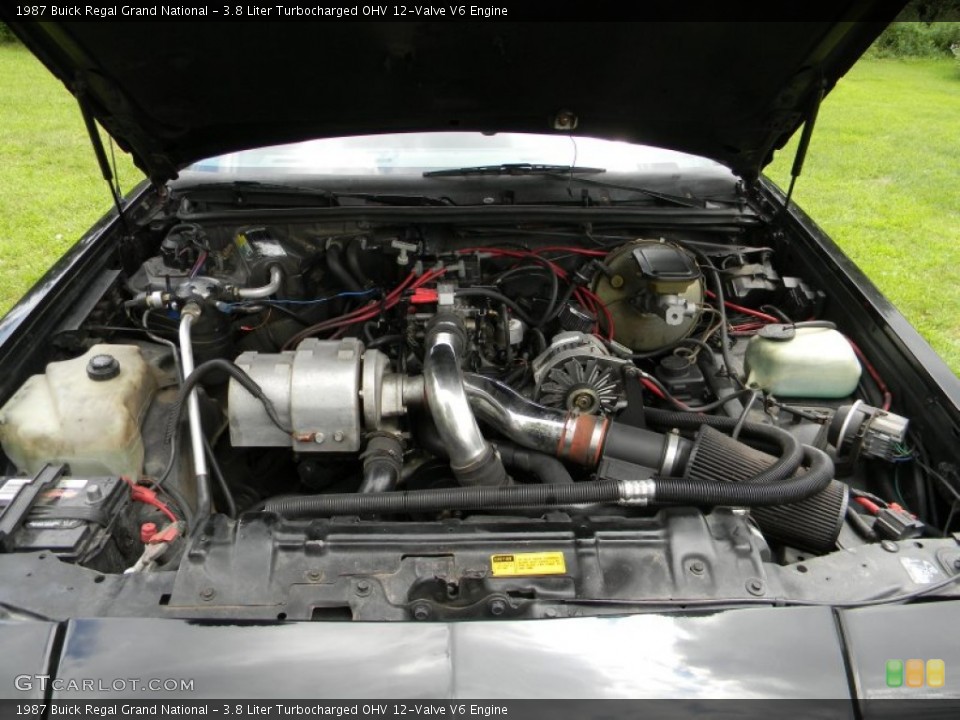 3.8 Liter Turbocharged OHV 12-Valve V6 Engine for the 1987 Buick Regal #84402030