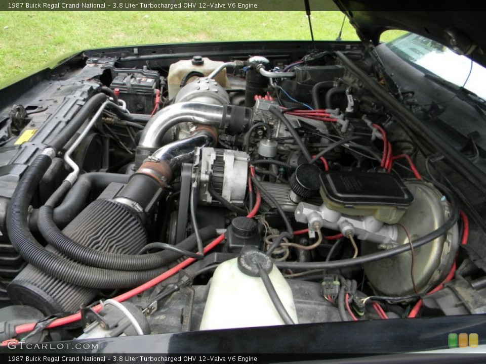 3.8 Liter Turbocharged OHV 12-Valve V6 Engine for the 1987 Buick Regal #84402033