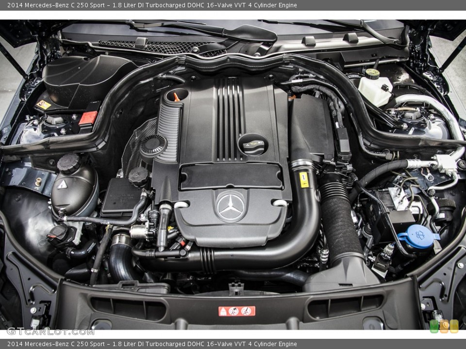 1.8 Liter DI Turbocharged DOHC 16-Valve VVT 4 Cylinder Engine for the 2014 Mercedes-Benz C #84407957