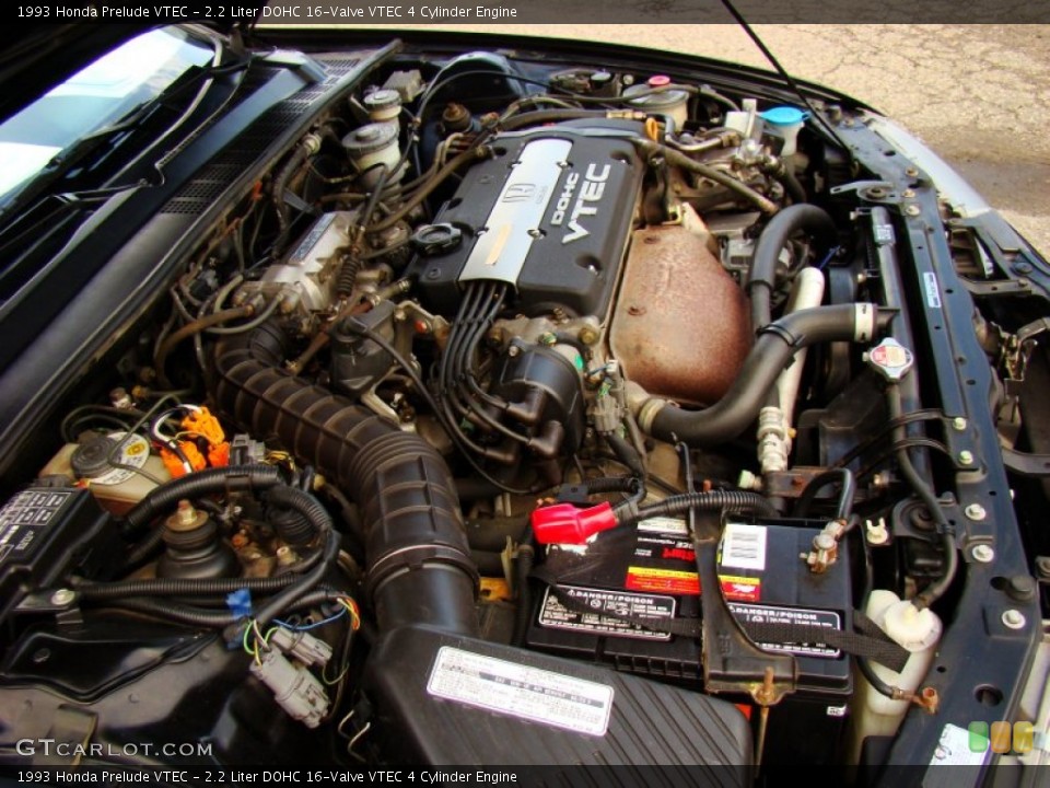 2.2 Liter DOHC 16-Valve VTEC 4 Cylinder Engine for the 1993 Honda Prelude #84453649