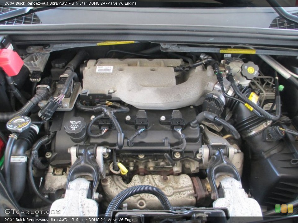 3.6 Liter DOHC 24-Valve V6 2004 Buick Rendezvous Engine