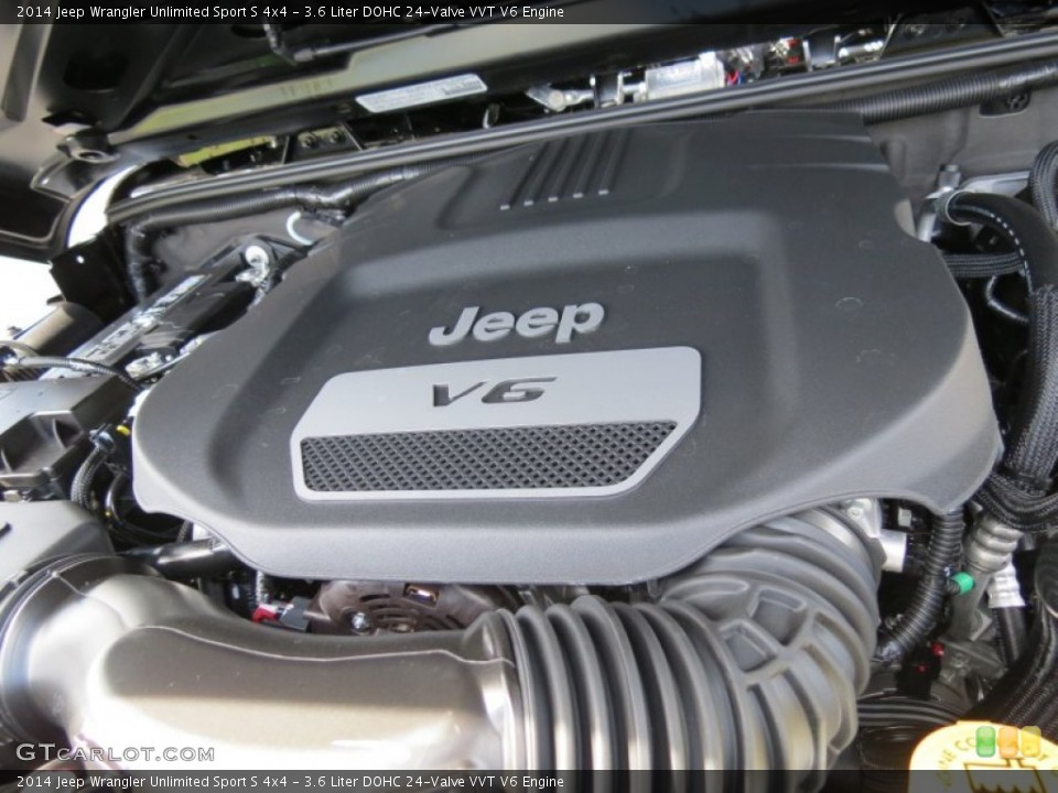 3.6 Liter DOHC 24-Valve VVT V6 Engine for the 2014 Jeep Wrangler Unlimited #84470540