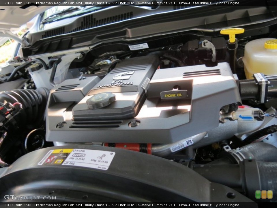 6.7 Liter OHV 24-Valve Cummins VGT Turbo-Diesel Inline 6 Cylinder Engine for the 2013 Ram 3500 #84479841