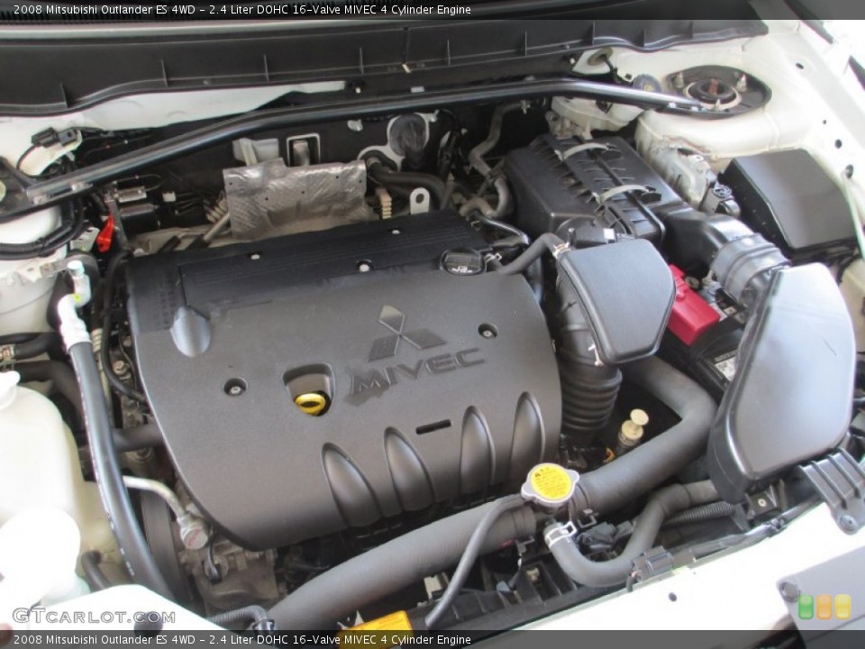 2.4 Liter DOHC 16-Valve MIVEC 4 Cylinder Engine for the 2008 Mitsubishi Outlander #84496569