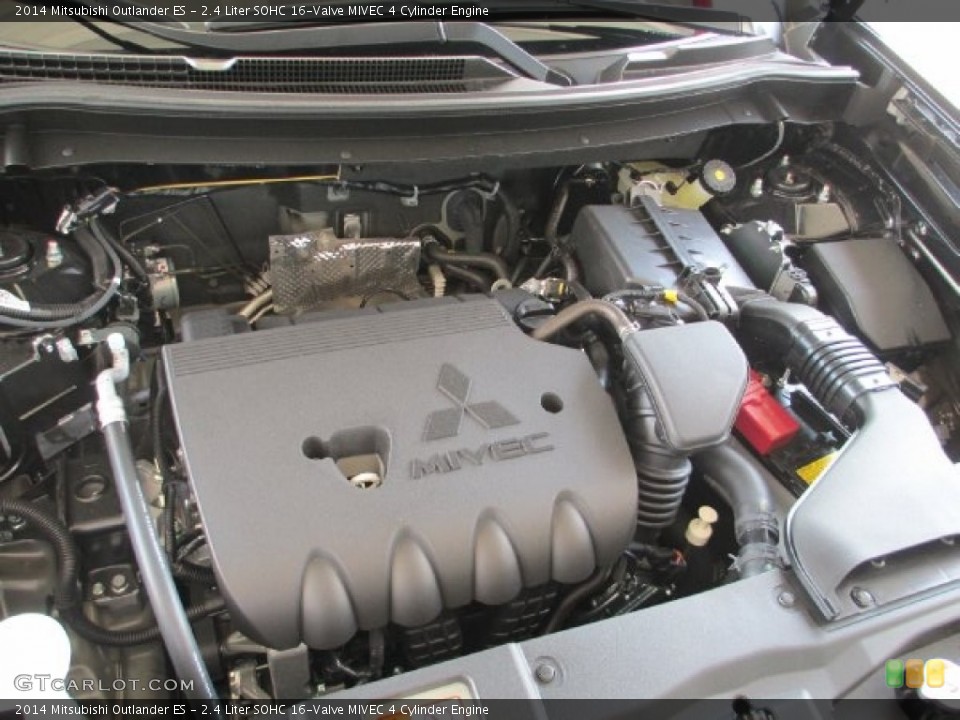 2.4 Liter SOHC 16-Valve MIVEC 4 Cylinder 2014 Mitsubishi Outlander Engine