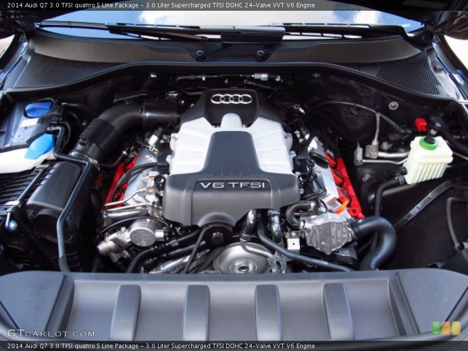 3.0 Liter Supercharged TFSI DOHC 24-Valve VVT V6 Engine for the 2014 Audi Q7 #84506193