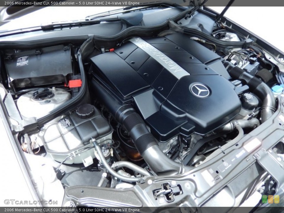 5.0 Liter SOHC 24-Valve V8 2006 Mercedes-Benz CLK Engine