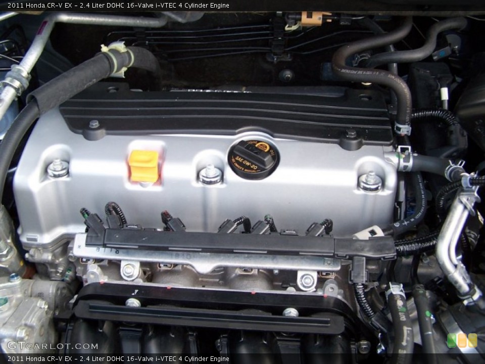 2.4 Liter DOHC 16-Valve i-VTEC 4 Cylinder 2011 Honda CR-V Engine