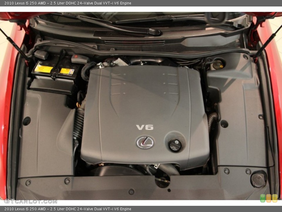 2.5 Liter DOHC 24-Valve Dual VVT-i V6 Engine for the 2010 Lexus IS #84571357