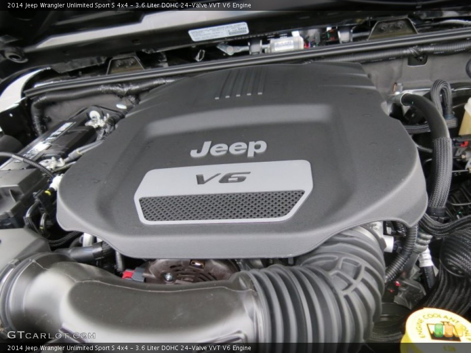 3.6 Liter DOHC 24-Valve VVT V6 Engine for the 2014 Jeep Wrangler Unlimited #84599284