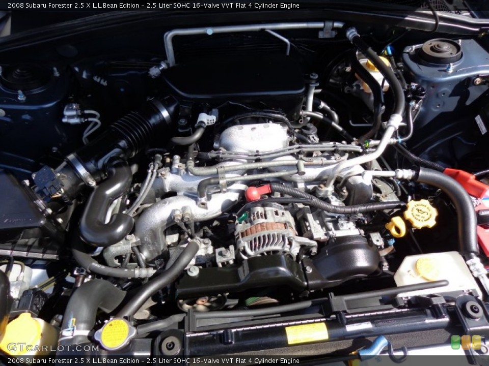 2.5 Liter SOHC 16-Valve VVT Flat 4 Cylinder Engine for the 2008 Subaru Forester #84599464