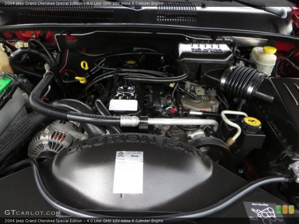 4.0 Liter OHV 12V Inline 6 Cylinder Engine for the 2004 Jeep Grand Cherokee #84601612
