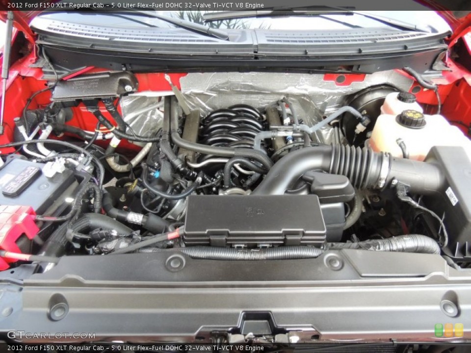 5.0 Liter Flex-Fuel DOHC 32-Valve Ti-VCT V8 Engine for the 2012 Ford F150 #84611737