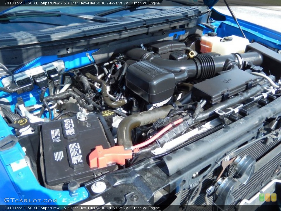 5.4 Liter Flex-Fuel SOHC 24-Valve VVT Triton V8 Engine for the 2010 Ford F150 #84619520