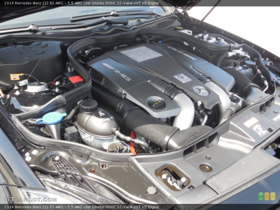 5.5 AMG Liter biturbo DOHC 32-Valve VVT V8 Engine for the 2014 Mercedes-Benz CLS #84630299
