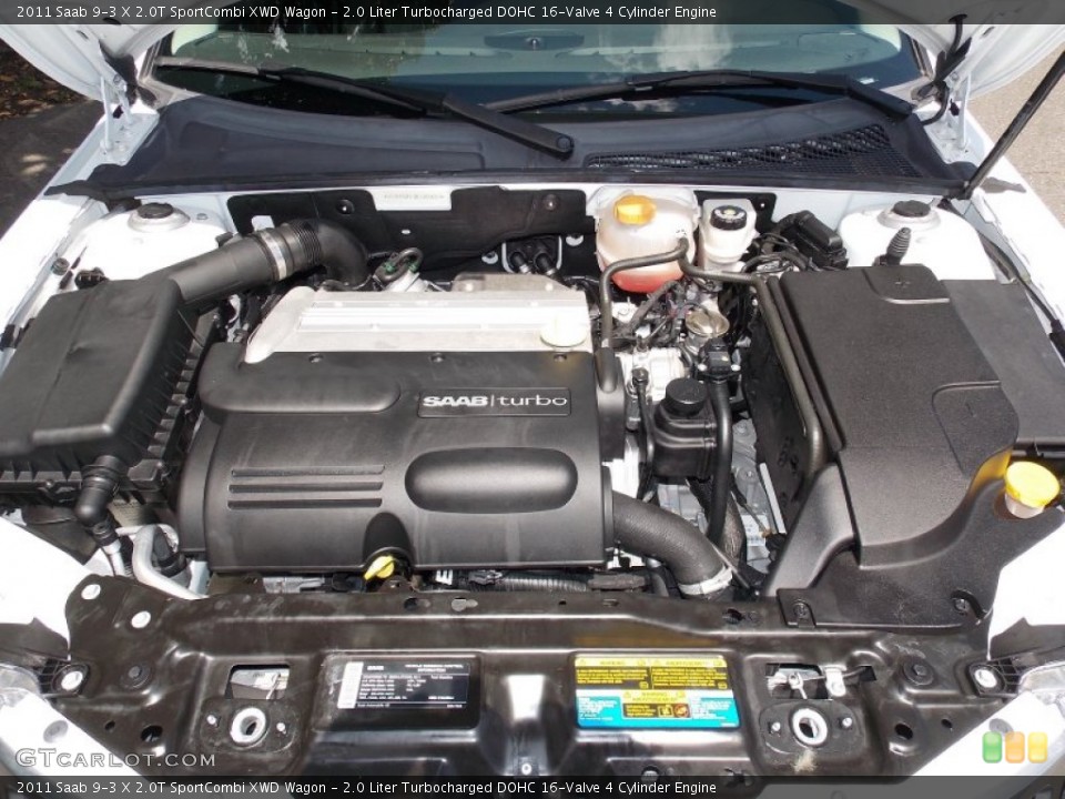 2.0 Liter Turbocharged DOHC 16-Valve 4 Cylinder Engine for the 2011 Saab 9-3 #84649730