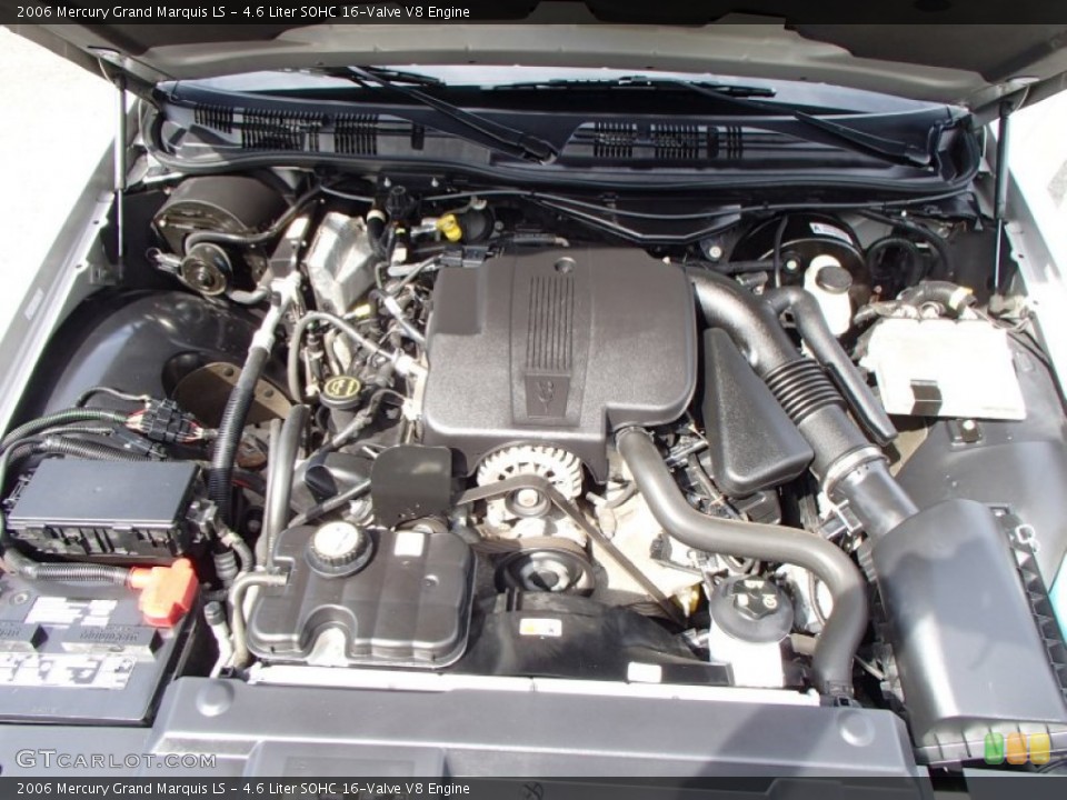 4.6 Liter SOHC 16-Valve V8 Engine for the 2006 Mercury Grand Marquis #84653108