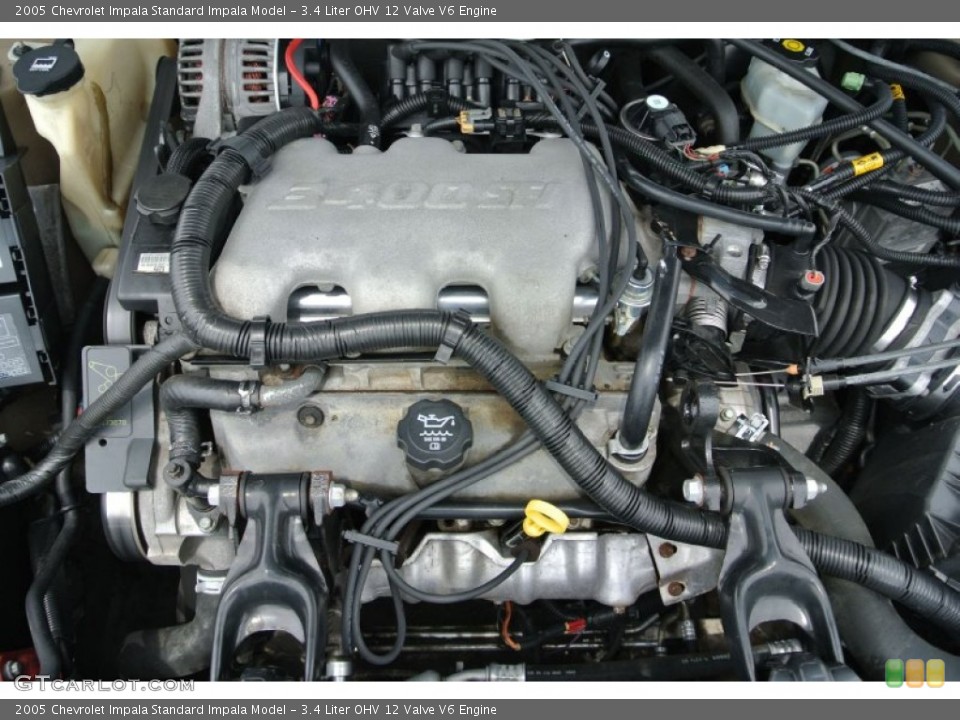3.4 Liter OHV 12 Valve V6 Engine for the 2005 Chevrolet Impala #84659537