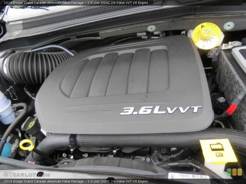 3.6 Liter DOHC 24-Valve VVT V6 Engine for the 2014 Dodge Grand Caravan #84671381