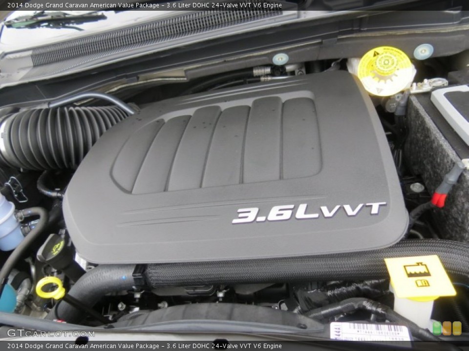 3.6 Liter DOHC 24-Valve VVT V6 Engine for the 2014 Dodge Grand Caravan #84671618