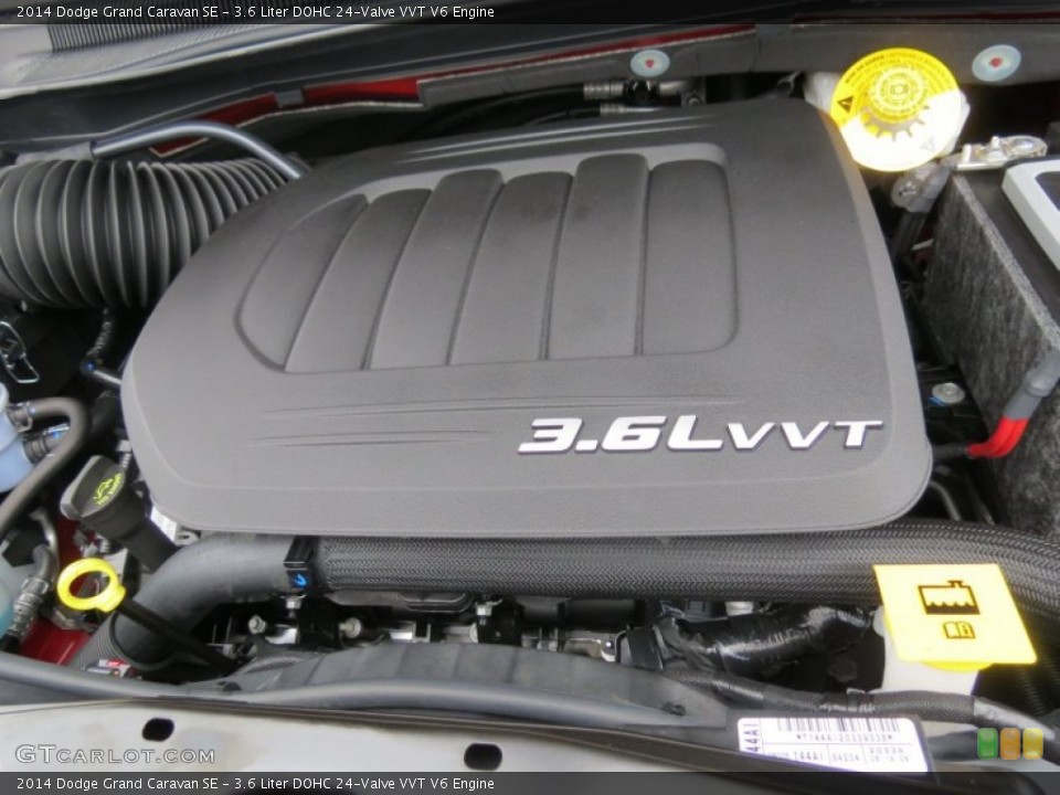 3.6 Liter DOHC 24-Valve VVT V6 Engine for the 2014 Dodge Grand Caravan #84672386