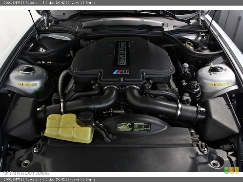 5.0 Liter DOHC 32-Valve V8 2001 BMW Z8 Engine