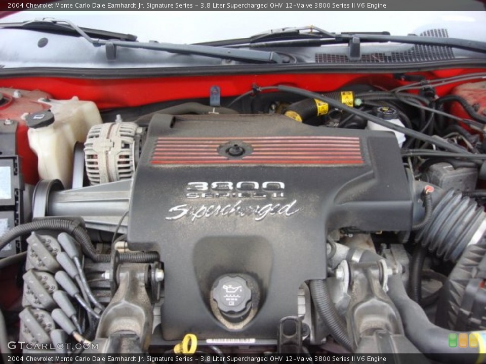 3.8 Liter Supercharged OHV 12-Valve 3800 Series II V6 Engine for the 2004 Chevrolet Monte Carlo #84722072
