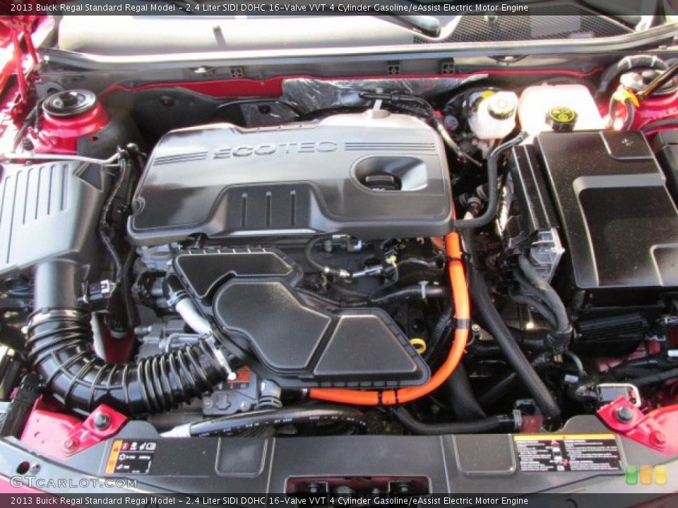 2.4 Liter SIDI DOHC 16-Valve VVT 4 Cylinder Gasoline/eAssist Electric Motor Engine for the 2013 Buick Regal #84724567