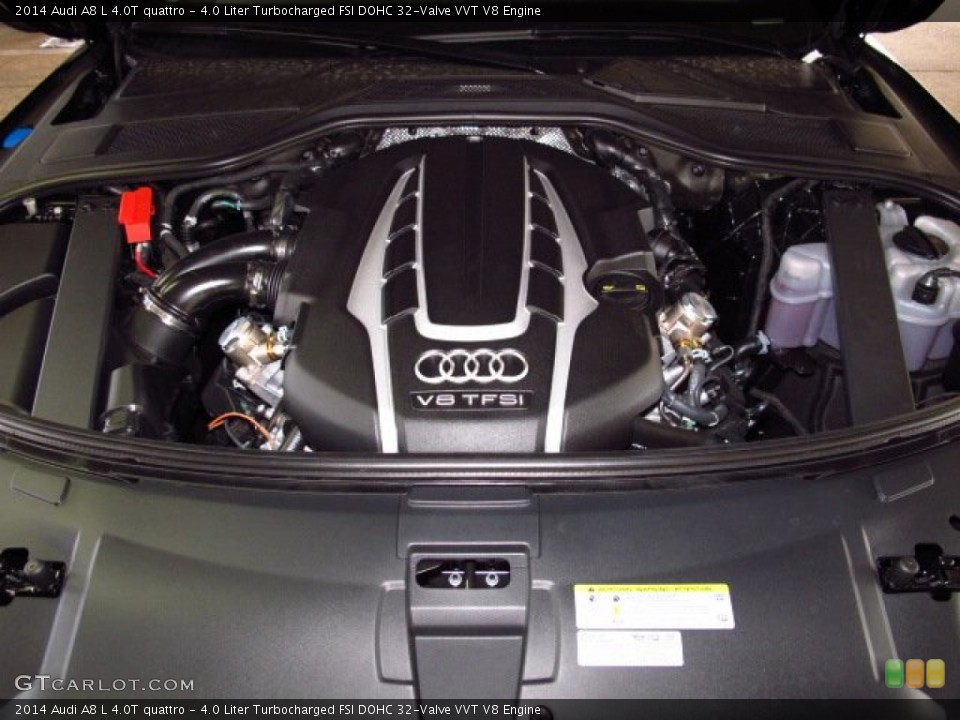 4.0 Liter Turbocharged FSI DOHC 32-Valve VVT V8 Engine for the 2014 Audi A8 #84746363