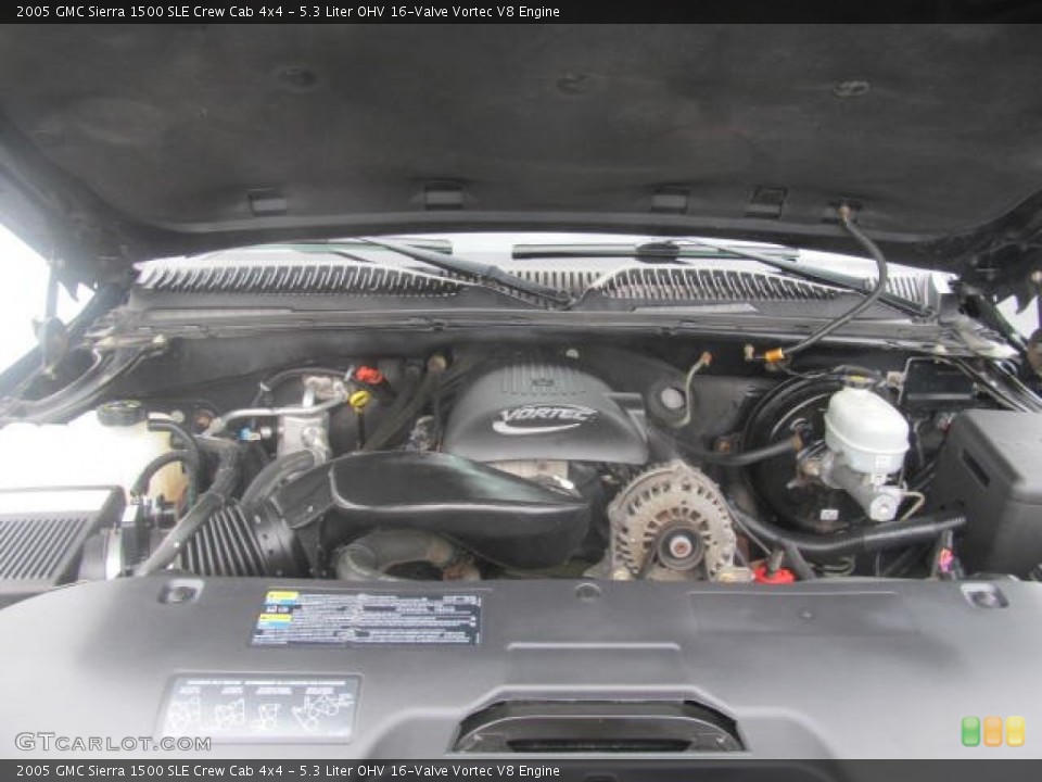5.3 Liter OHV 16-Valve Vortec V8 Engine for the 2005 GMC Sierra 1500 #84752339