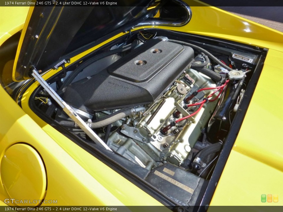2.4 Liter DOHC 12-Valve V6 Engine for the 1974 Ferrari Dino #84765506