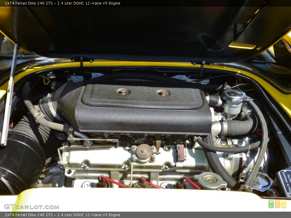 2.4 Liter DOHC 12-Valve V6 Engine for the 1974 Ferrari Dino #84765536