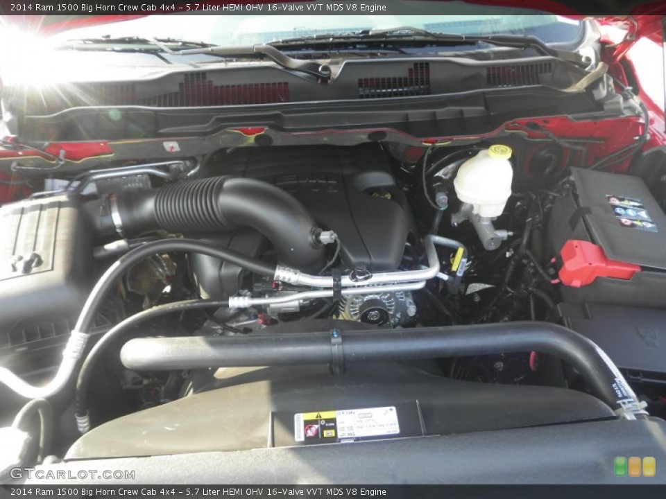 5.7 Liter HEMI OHV 16-Valve VVT MDS V8 Engine for the 2014 Ram 1500 #84776204