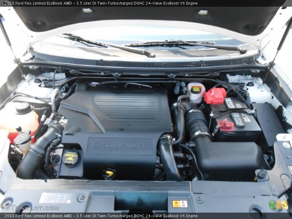 3.5 Liter DI Twin-Turbocharged DOHC 24-Valve EcoBoost V6 2013 Ford Flex Engine