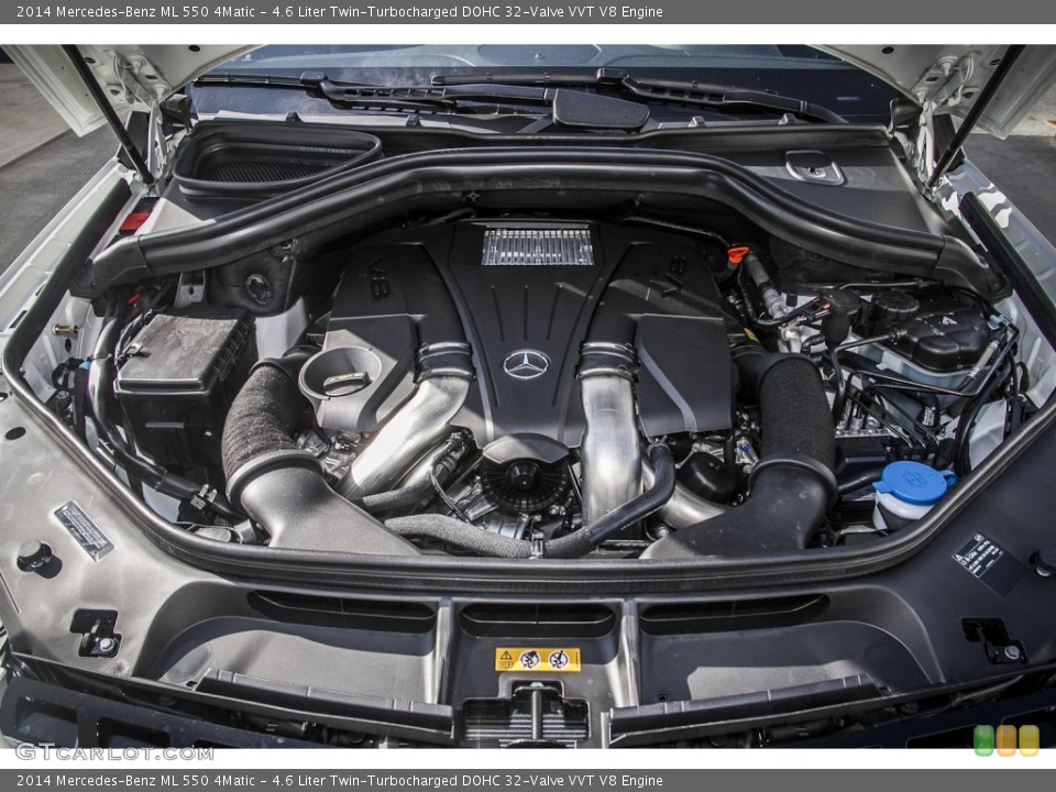4.6 Liter Twin-Turbocharged DOHC 32-Valve VVT V8 Engine for the 2014 Mercedes-Benz ML #84799379