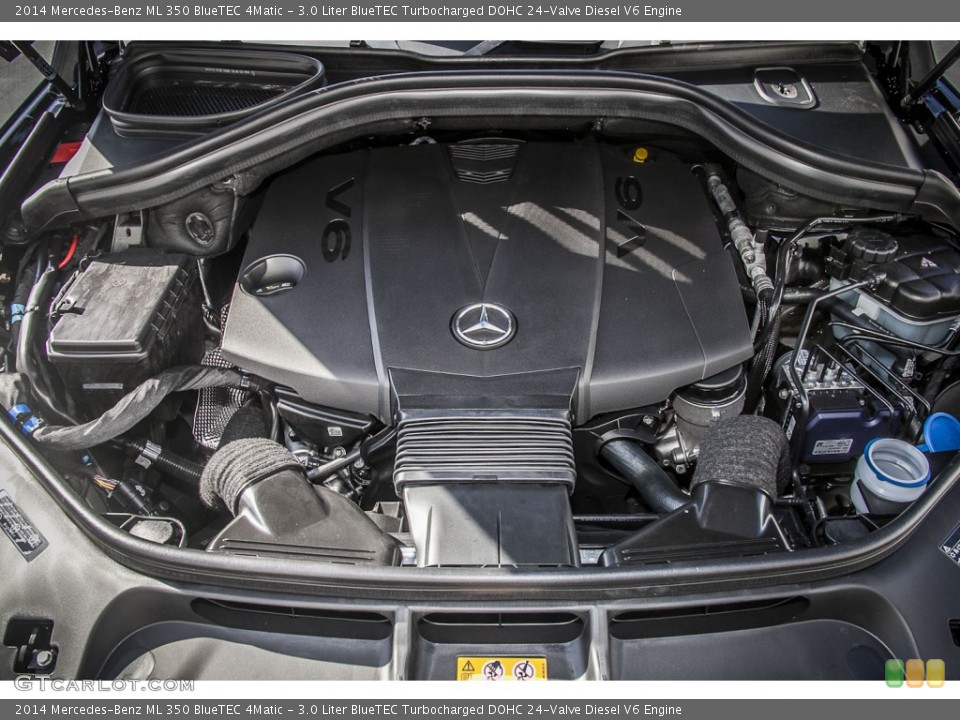 3.0 Liter BlueTEC Turbocharged DOHC 24-Valve Diesel V6 Engine for the 2014 Mercedes-Benz ML #84800336