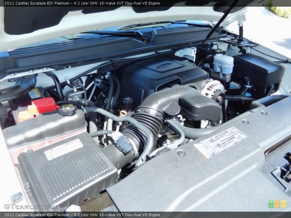 6.2 Liter OHV 16-Valve VVT Flex-Fuel V8 Engine for the 2011 Cadillac Escalade #84812490