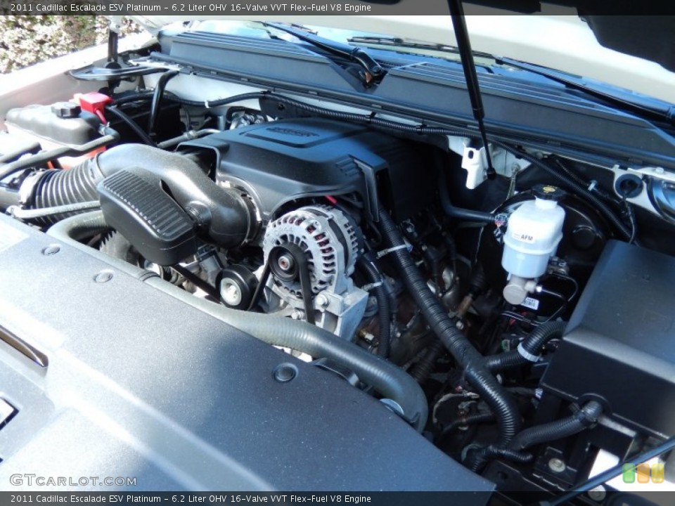 6.2 Liter OHV 16-Valve VVT Flex-Fuel V8 Engine for the 2011 Cadillac Escalade #84812519