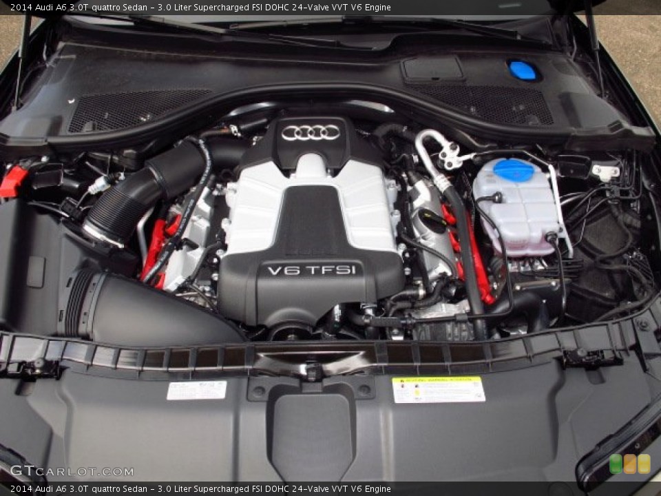 3.0 Liter Supercharged FSI DOHC 24-Valve VVT V6 Engine for the 2014 Audi A6 #84813196