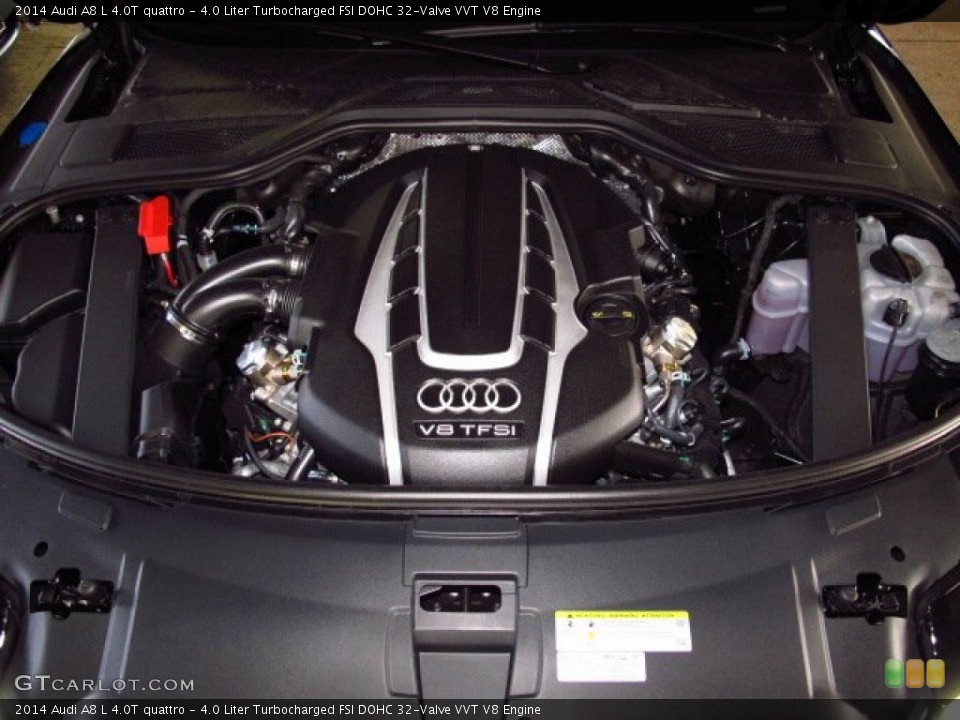 4.0 Liter Turbocharged FSI DOHC 32-Valve VVT V8 Engine for the 2014 Audi A8 #84816195