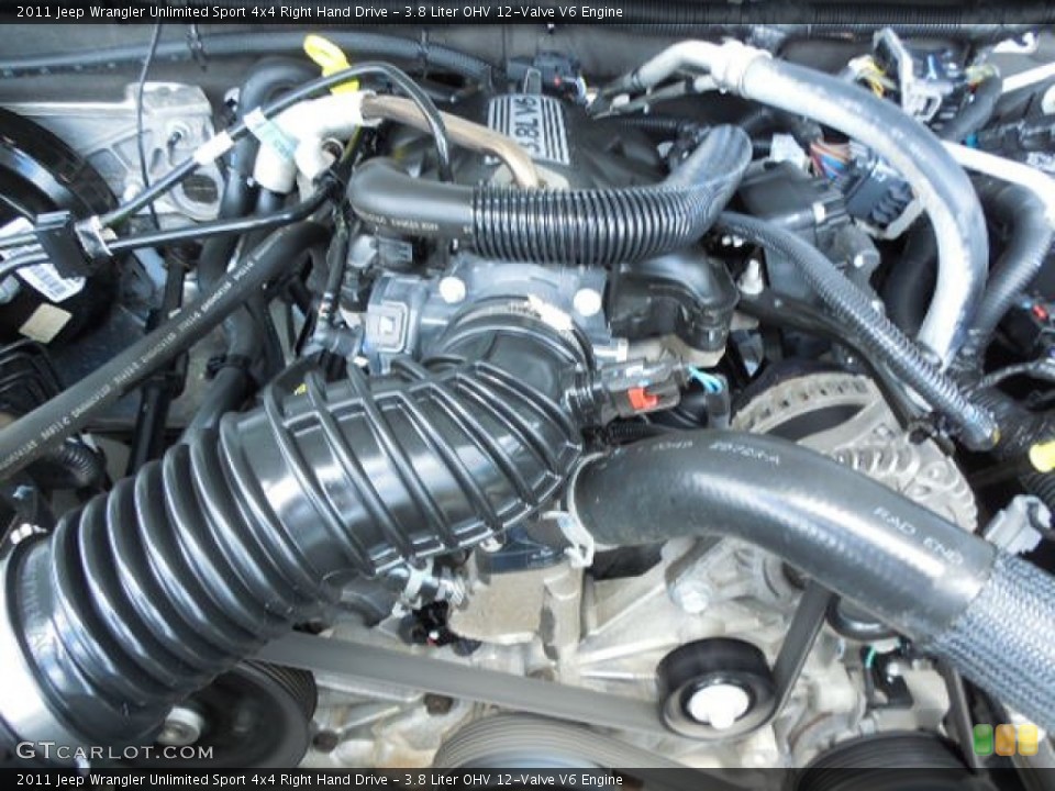 3.8 Liter OHV 12-Valve V6 Engine for the 2011 Jeep Wrangler Unlimited #84817185