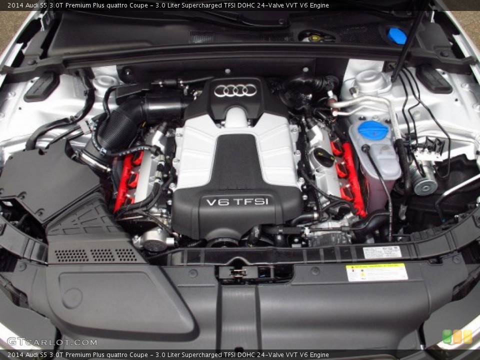 3.0 Liter Supercharged TFSI DOHC 24-Valve VVT V6 Engine for the 2014 Audi S5 #84818295